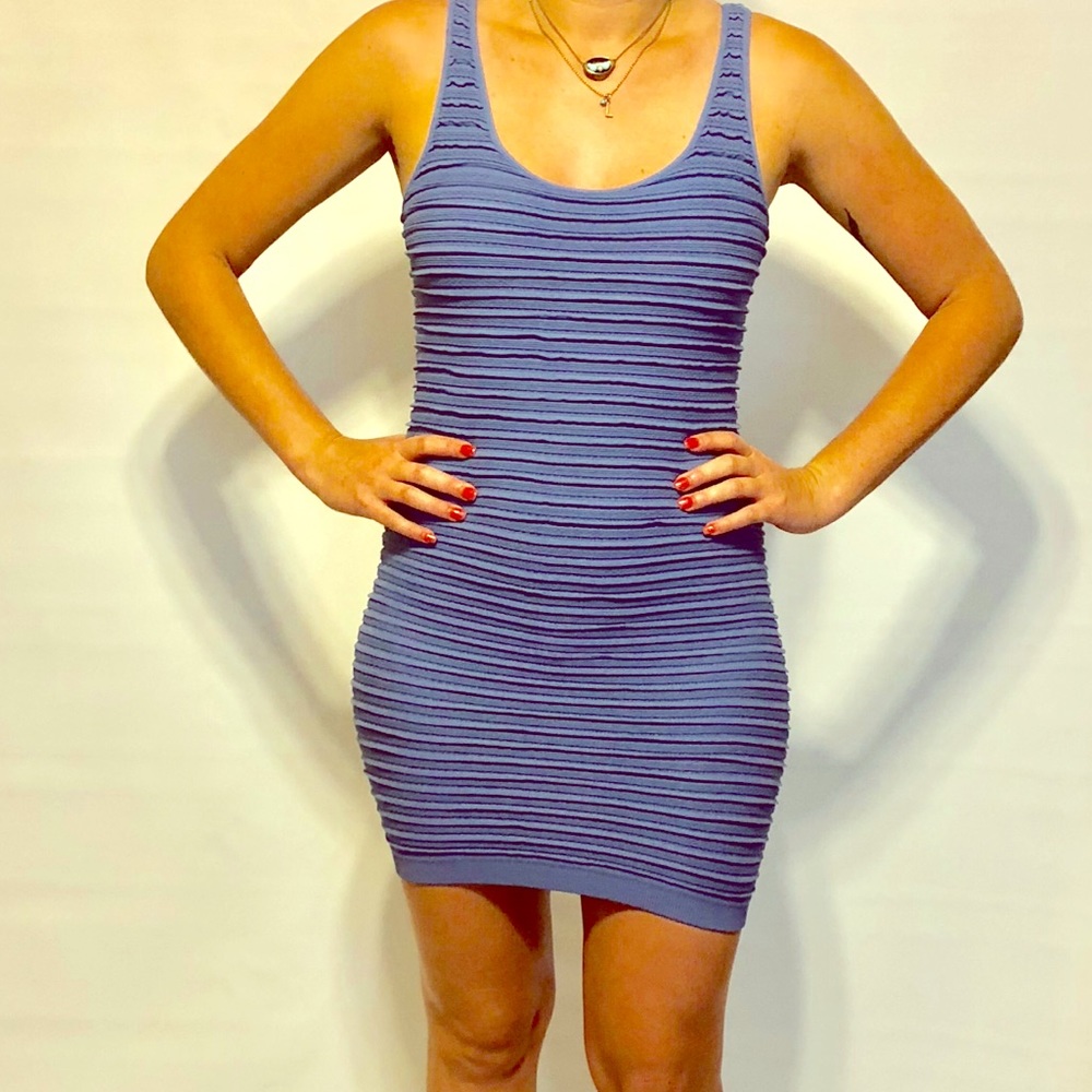 Bcbg generation periwinkle spandex dress